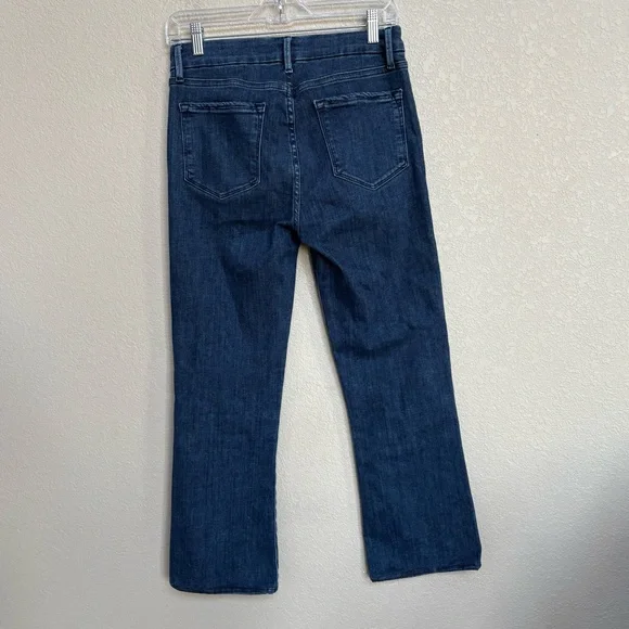 Frame Denim Blue Cropped Jeans - Picture 4 of 12